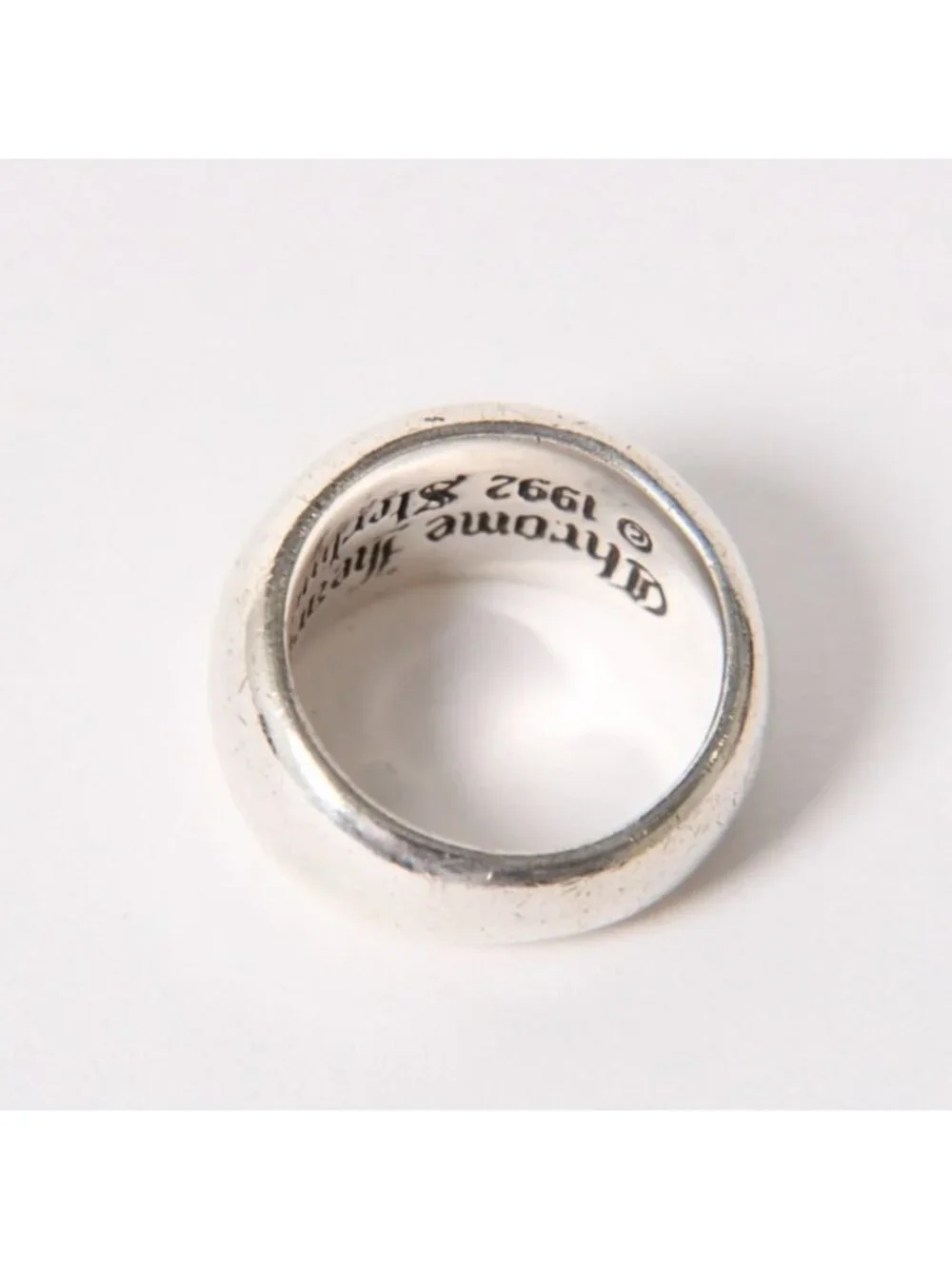 Chrome Hearts Sea CH Sea Ring Sterling Silver